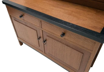 Art Deco Modernist Credenza or Sideboard by H. Fels for L.O.V. Oosterbeek